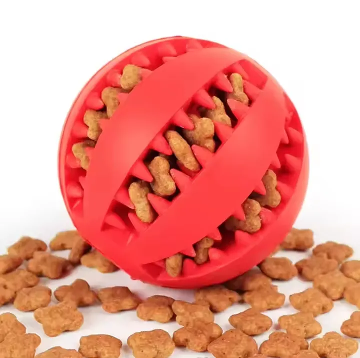 Fun and Interactive Dog Ball Toy for Treat Dispensing