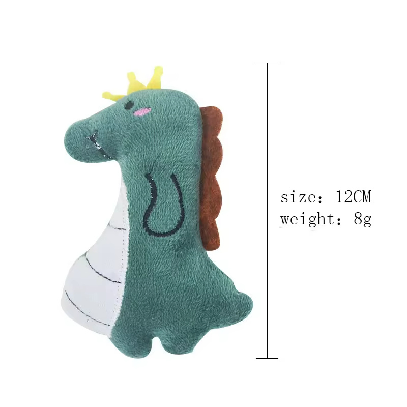 Cute Cartoon Animals Styling Plush Vocalizable Pet Cat Catnip Toys Wholesale