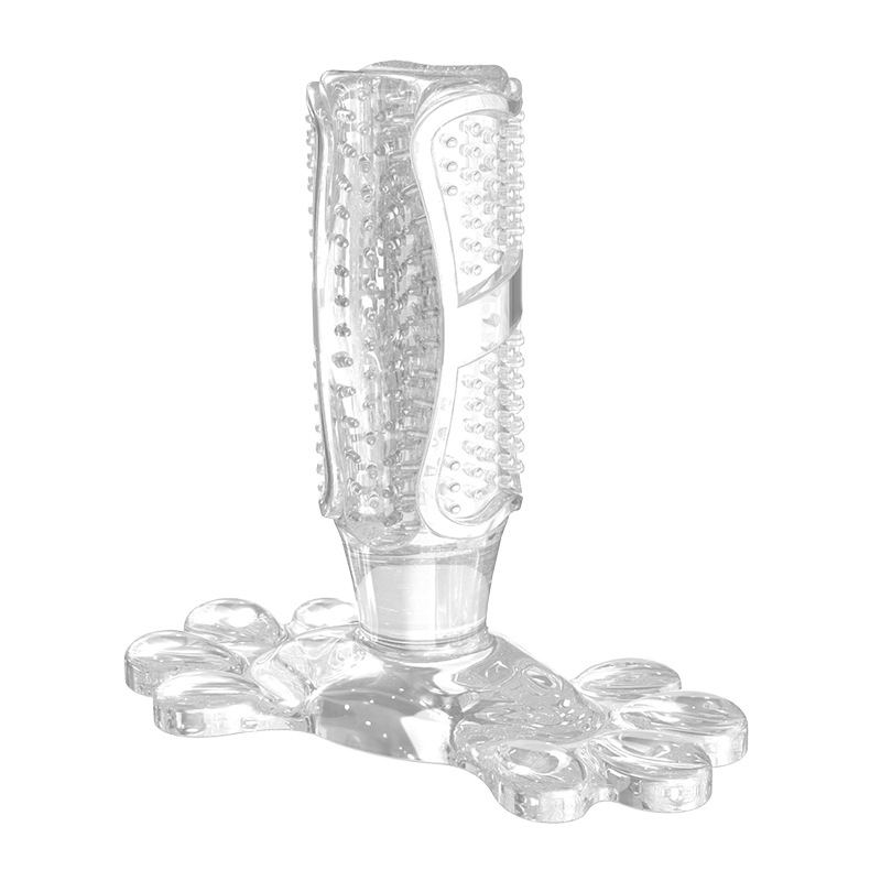 Functional Eco-Friendly Rubber Pet Chewing Accessories Dog Teeth Clean Toys