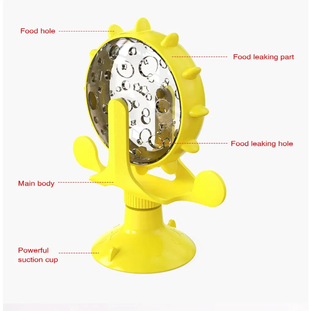 Wholesale Puzzle Pet Rotary Windmill Toys Interactive Slow Food Dispenser
