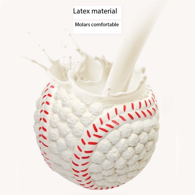 Interactive Squeaky Dog Ball, Durable Latex Rubber Squeak Toys, 2.7'' Soft Bouncy Fetch Balls for Medium Small Pets