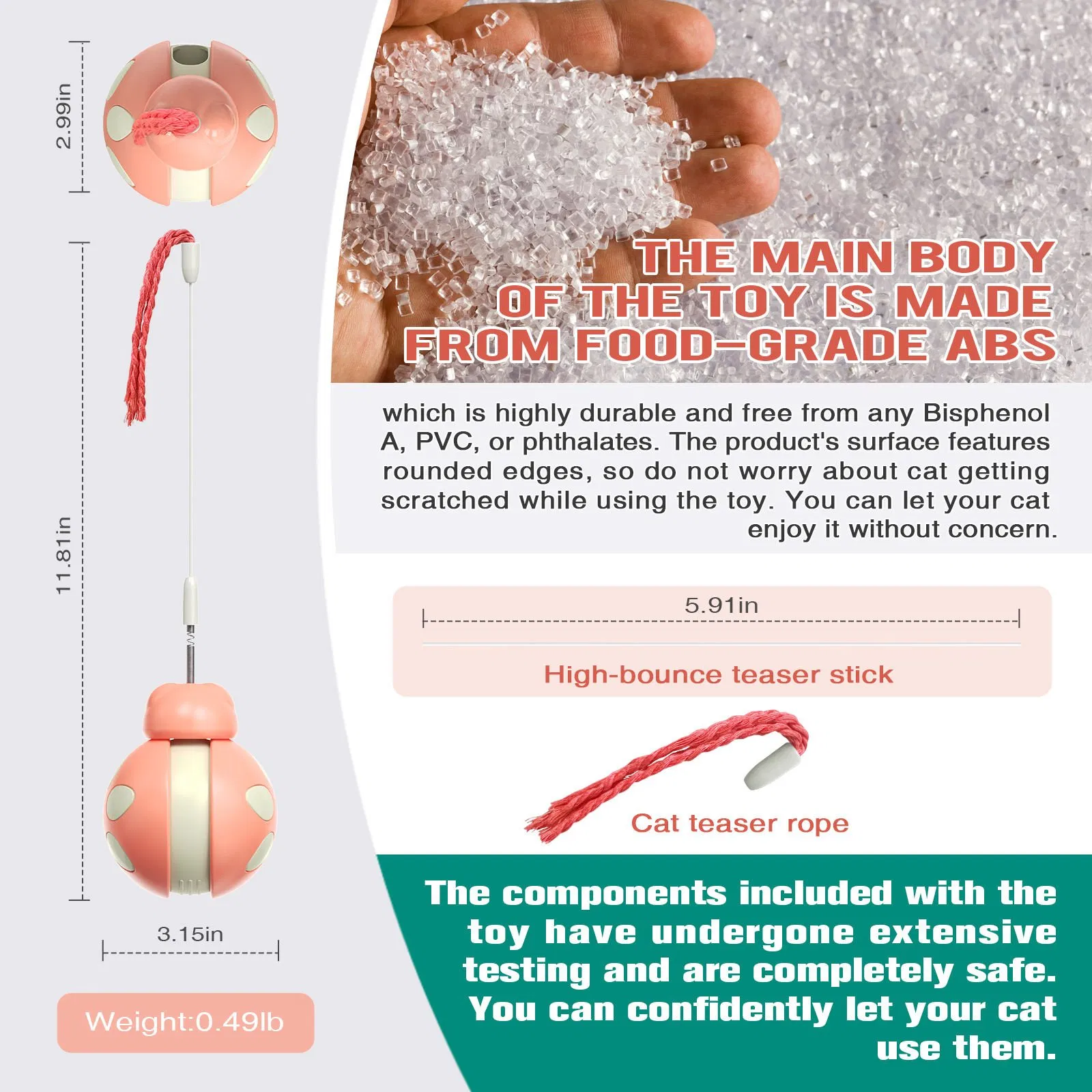 Durable Interactive Pet Toy for Cats with Beetle Glide Puzzle Design