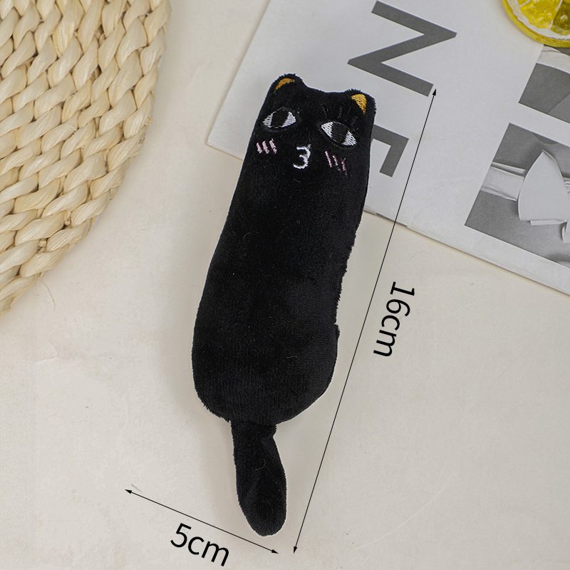 Pet Supplies Cat Cotton Fabric Teeth Grinding Abrasion Cute Expression Bag Toy Containing Catnip Spot Manufacturers Wholesale