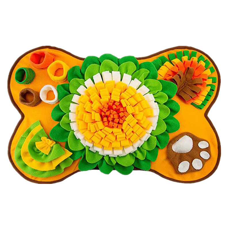 Pet-Safe Soft Pet Dog Cat Interactive Sniffing Mat Pad Food Treat Training Toy Feeder for Home Play