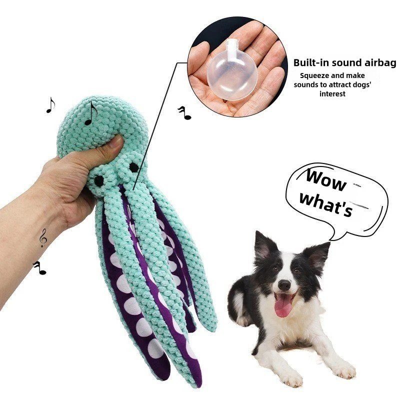 New Pet Plush Toys Rattling Paper Shells Dog Puzzle Puzzle Boredom Bite-Resistant Sound-Emitting Toys Cat and Dog Supplies