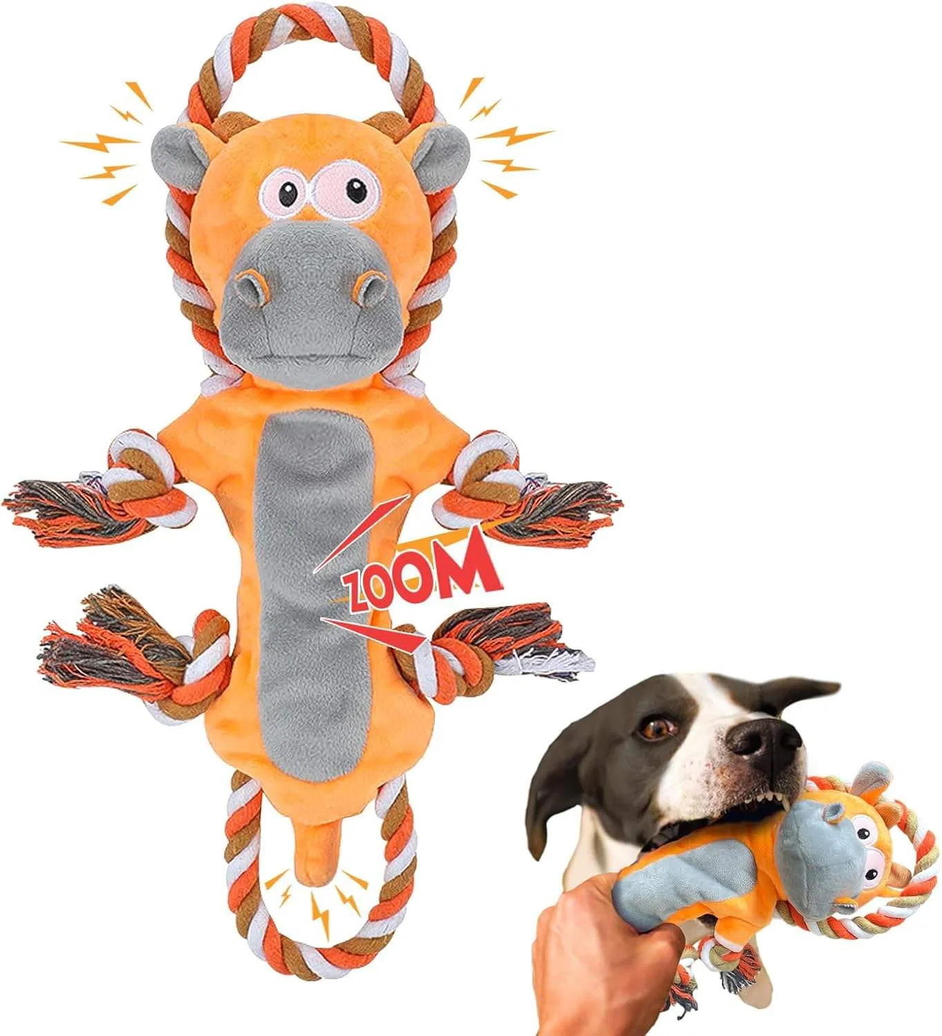 Pet Chew Tug Toy Cotton Rope Dog Interactive Toy