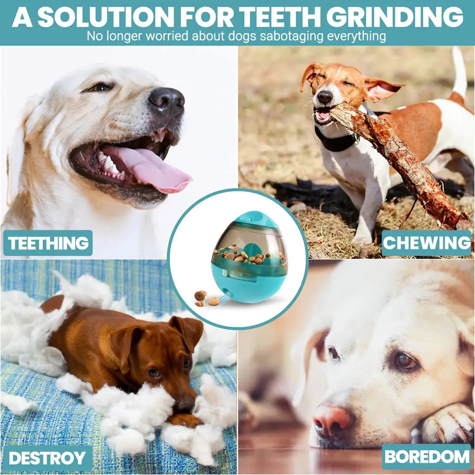 Treat Dispensing Dog Toys Interactive Pet Slow Feeder Ball Dog Treat Ball