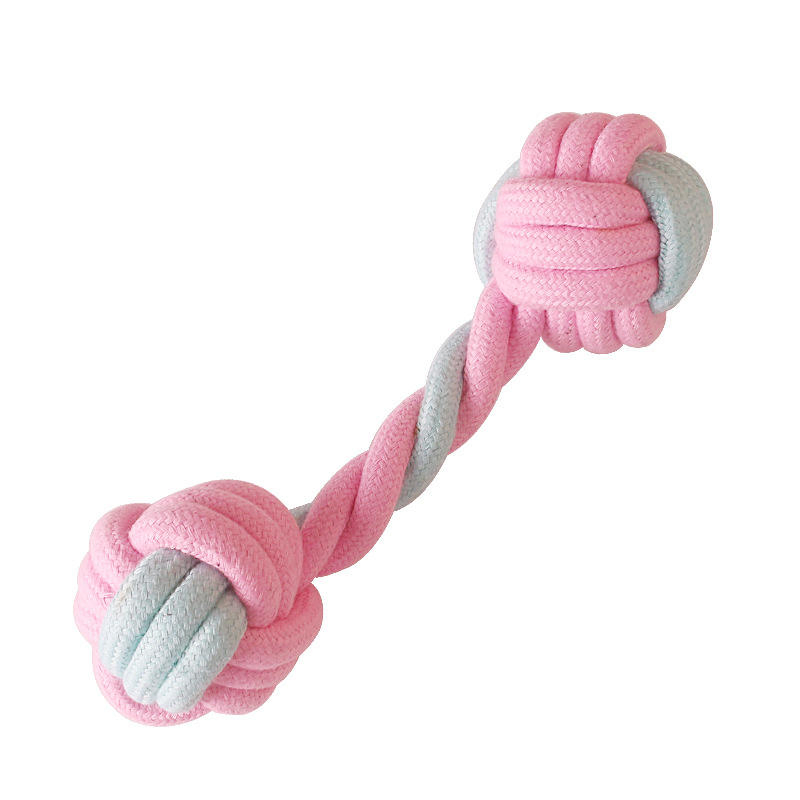 Cheap Discount Candy-Colored Teething Stick Set Woven Cotton Rope Dog Toy Pet Supplies