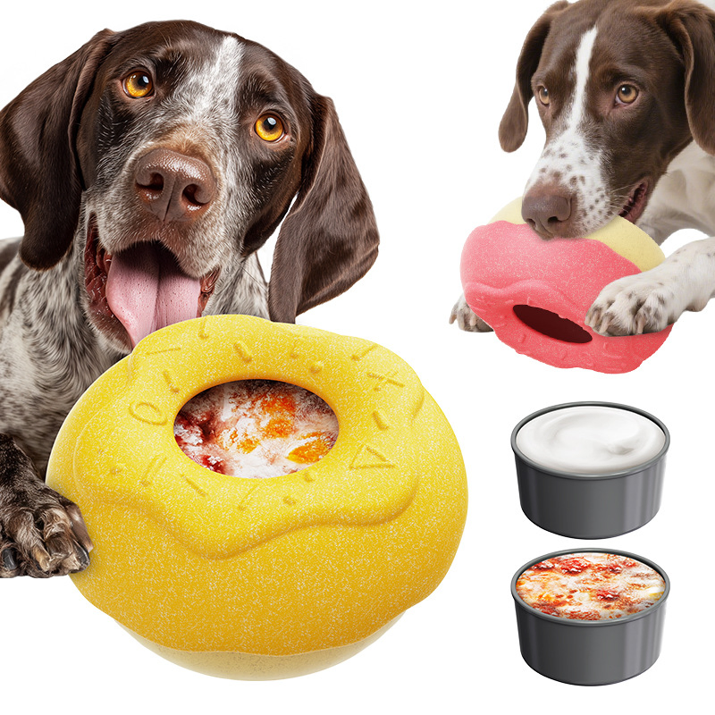 Factory Pet Supplies Wholesale Company Best-Selling Dog Product Donut Food Teething Training Dog Toys