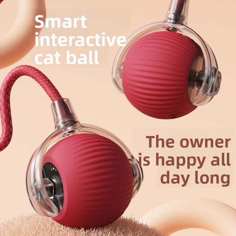 Pet Interactive &amp; Movement Interactive Dog Toys Pet Supplies Jumping Ball Cat Toy
