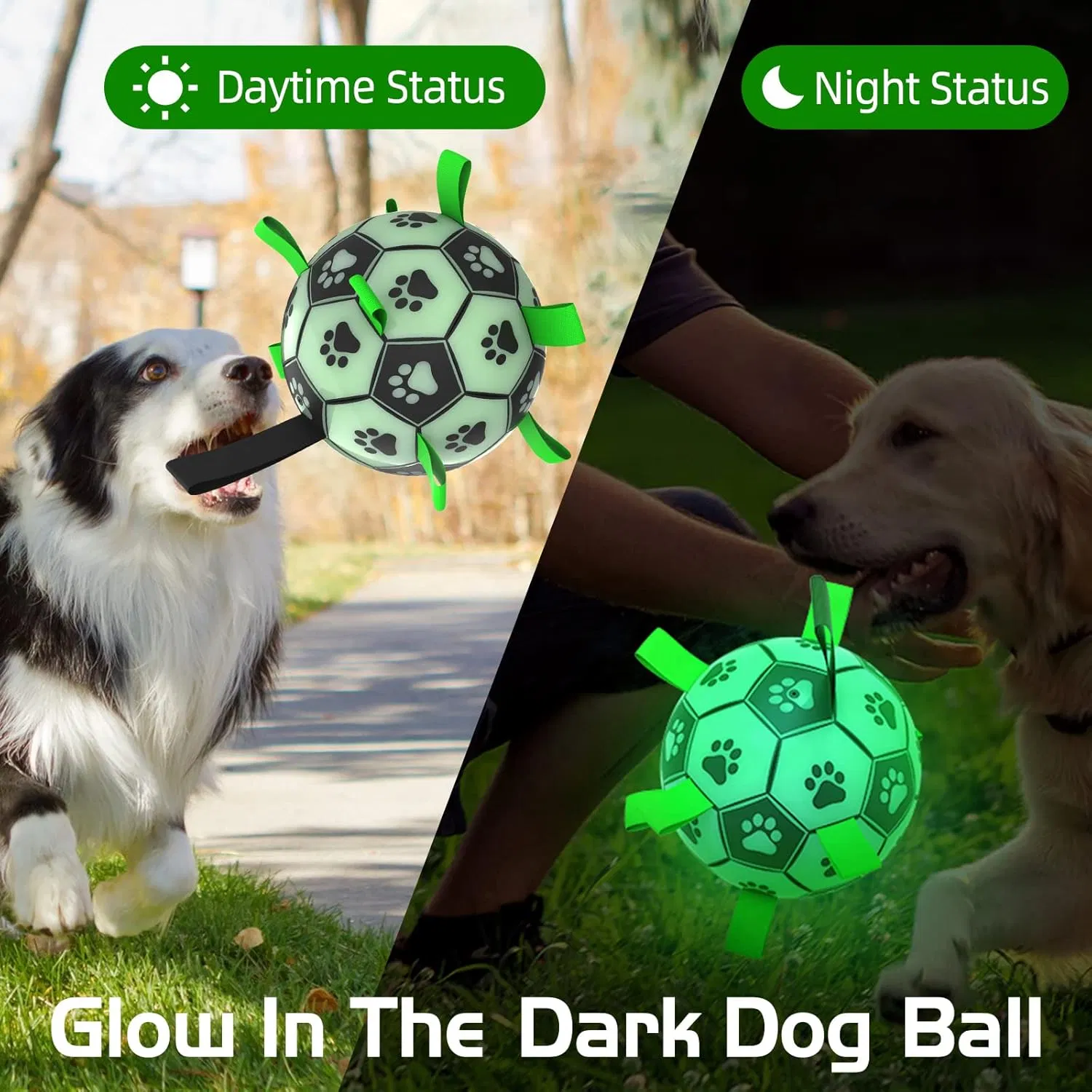 Pet Outdoor Ball Toy Wholesale Pet Supplies Factory Pet Luminous Soccer