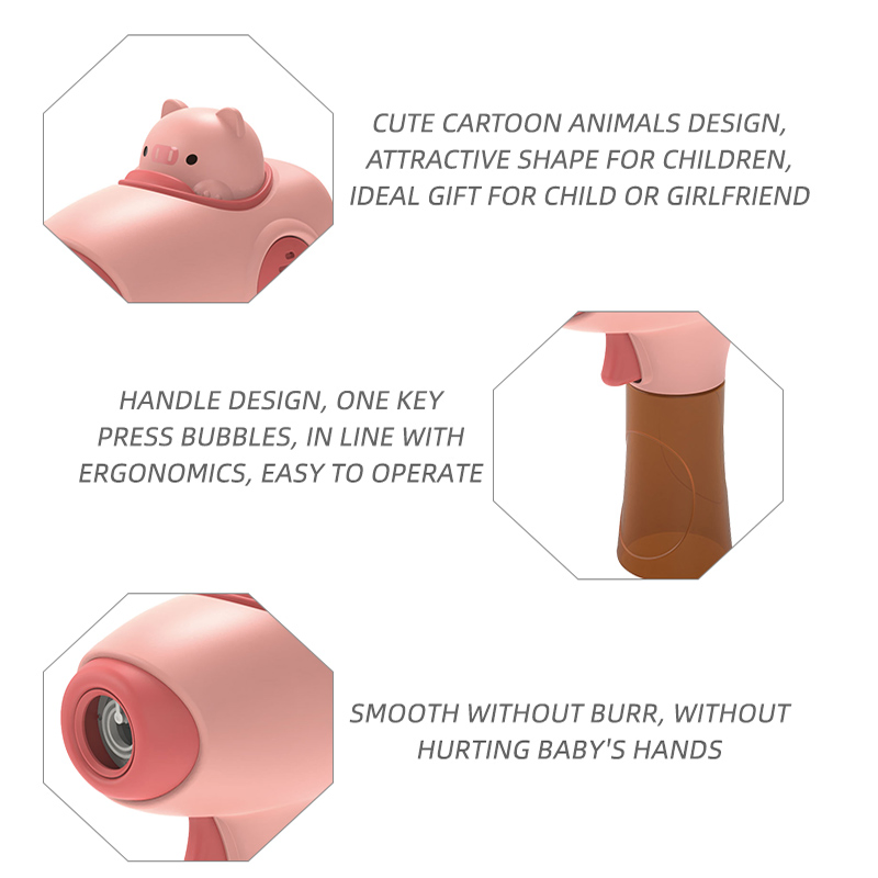 New Arrivals Handheld Bubble Stick Party Favor Musical Cute Pet Bubble Maker Machine Outdoor Manual Bubble Guns Toys for Kid