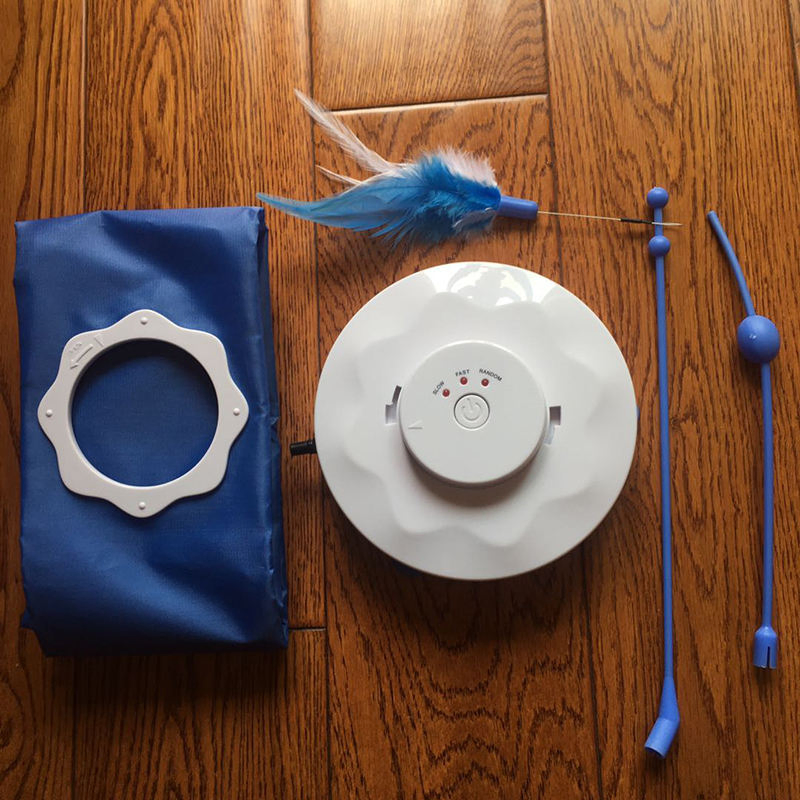 2 in 1 New Plastic Automatic Moving Interactive Automatic Pet Cat Toy