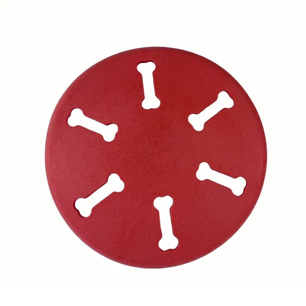 Lightweight Foam Bone Pet Frisbee Dog Toys for Outdoor Training Exercise