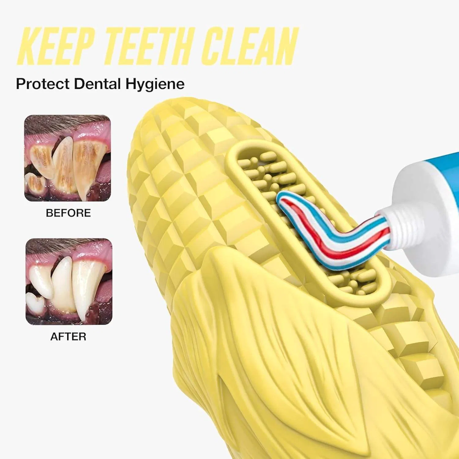 Silicone Pet Toy Teeth Clean Eco Friendly Dog Toys