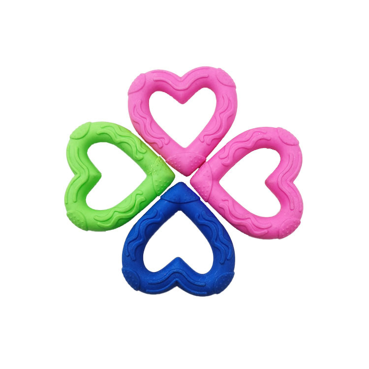 Manufacturer Wholesale Orange Green Blue Love Star Bone Magic Wand Pet Dog TPR with Rope Toys Set