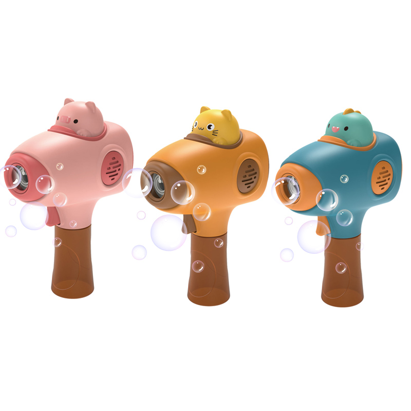 New Arrivals Handheld Bubble Stick Party Favor Musical Cute Pet Bubble Maker Machine Outdoor Manual Bubble Guns Toys for Kid