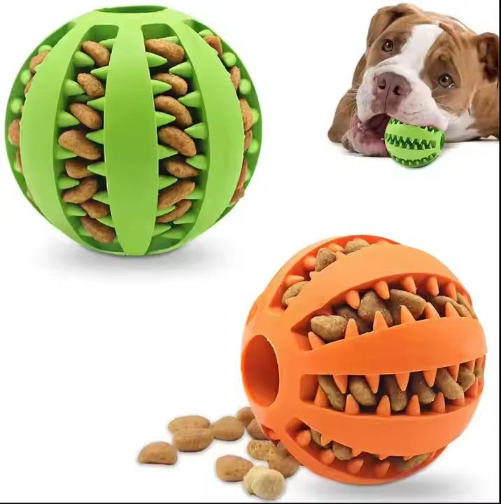 Fun and Interactive Dog Ball Toy for Treat Dispensing