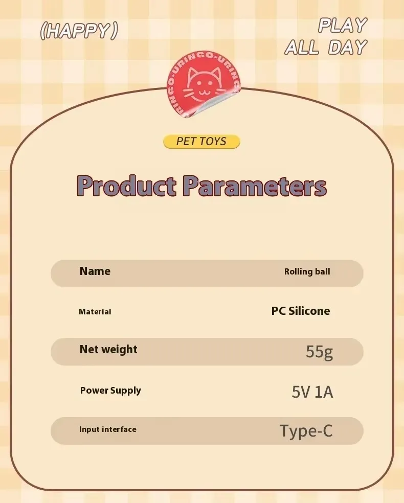 Interactive Cat Ball 3