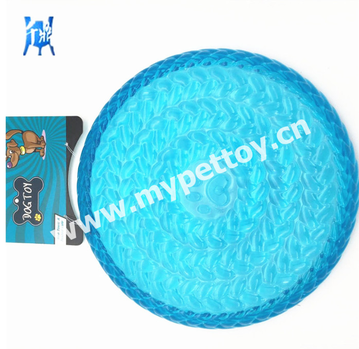 Wholesale 2020 Hot Selling TPR Non-Toxic Interactive Pet Flying Disc Pet Dog Training Floating Toy