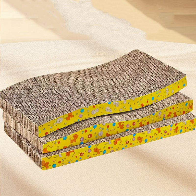 Scratching Pad Durable Corrugated Paper Pet Customized Hf-Pet 55X35X8 China Dog Toy Cat Scratching Board