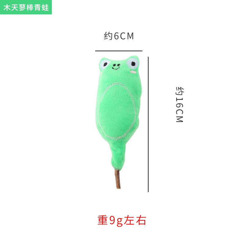 High Quality Pet Supply Wholesale Plush Stuffed Lollipop Animal Series Catnip Cat Toy