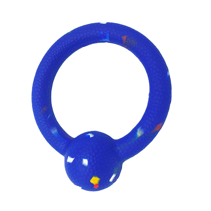 Wholesales Floating Dog Toy Solid EVA Interactive Atomic Ring Pet Toy
