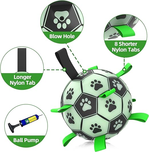 Pet Outdoor Ball Toy Wholesale Pet Supplies Factory Pet Luminous Soccer