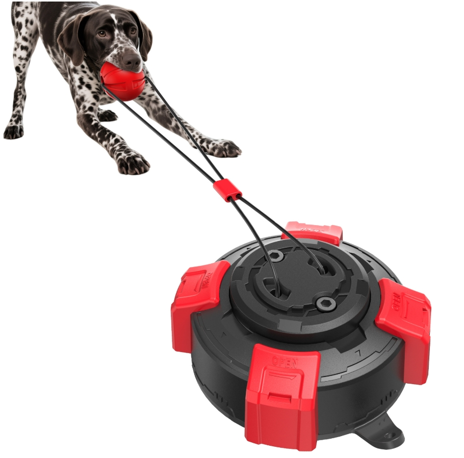 Pet Toy Manufacturer Wholesale Company's New Best-Selling Suction Cup, Drawstring, Tug-of-War, Teething Dog Toy