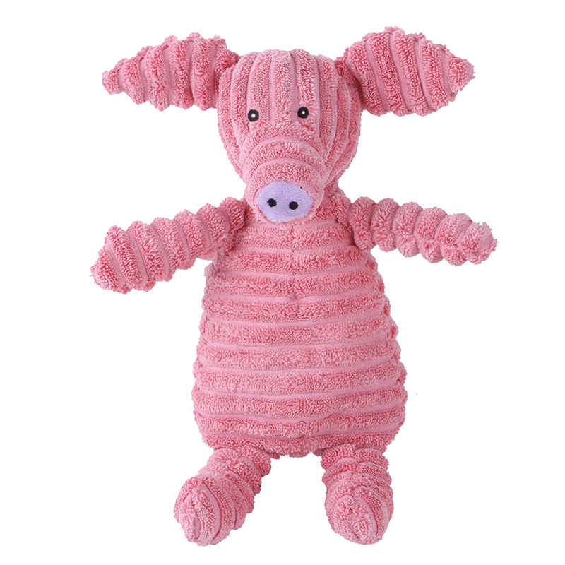 Manufacturers Selling Animal Pet No Stuffing Cotton Rope Toy Plush Dog Squeaky Toys Pet Chew Toys