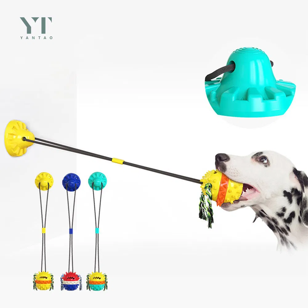 Wholesale Pet Toys Super Single and Double Suction Cup Leakage Ball Dog Toys Chewable Teething Toys Dog Teeth Toys