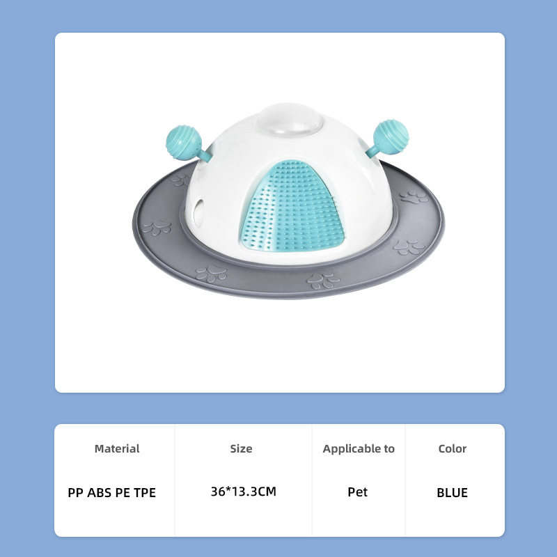 UFO Shaped Dog Training Iq Pet Cat Catnip Ball Slow Feeder Toy