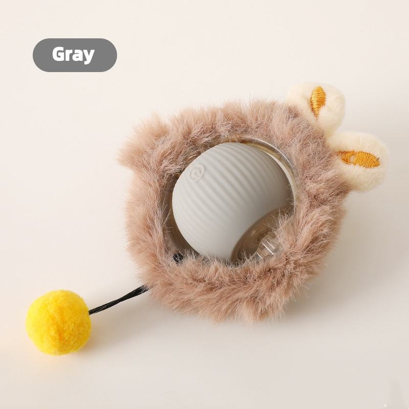 New Automatic Rolling Cat Toy for 360° Rotation Eliminate Pet Boredom Interactive