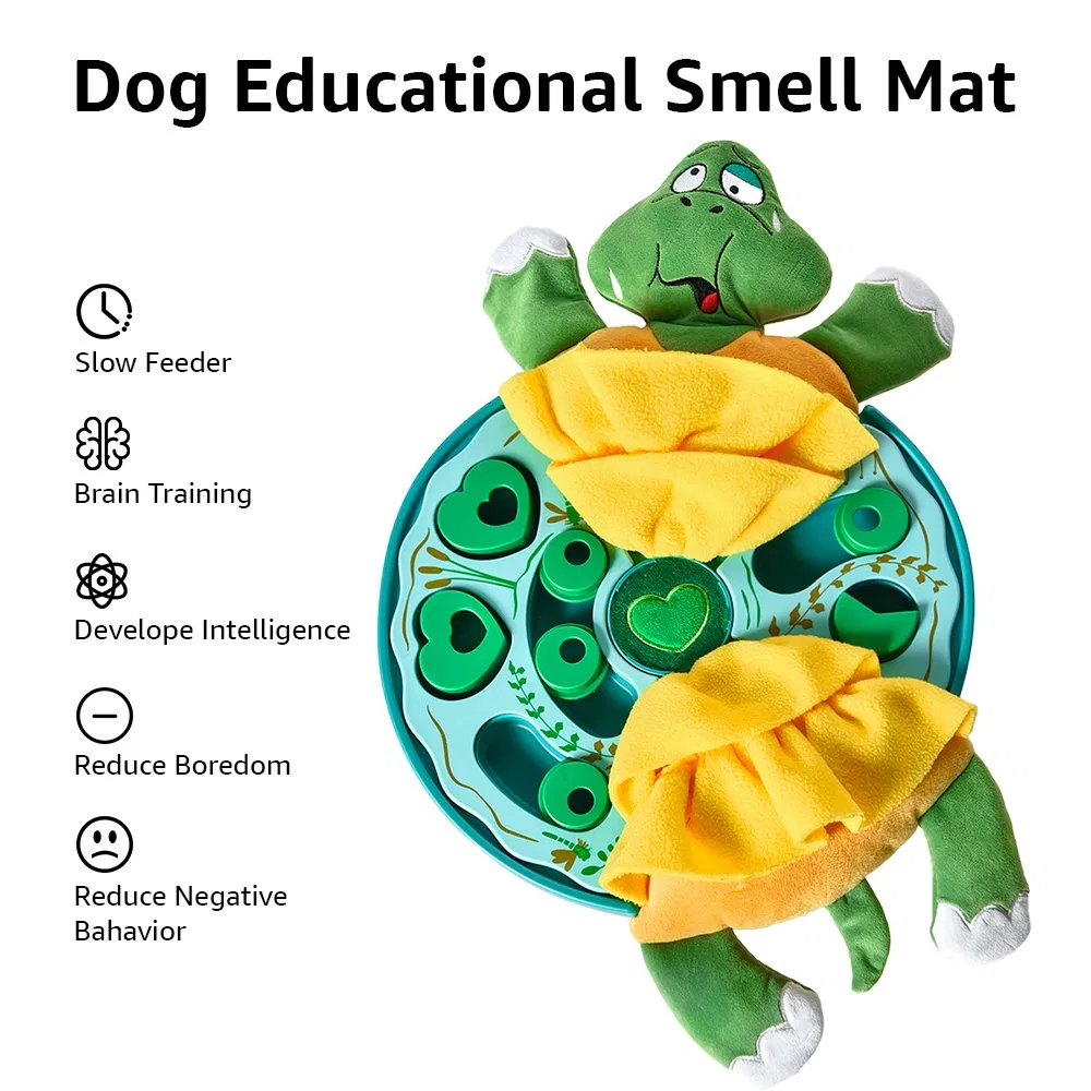 Slow Feeder Dog Bowls Large Breed Dog Puzzle Treat Dispensing Toys for Puppy Anti-Choking Non Slip Dog Slow Feeder Bowl