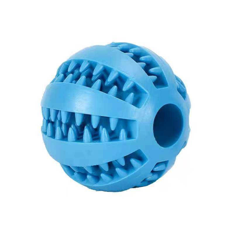 Soft Rubber Pet Toy Dental Toothbrush Cleaning Interactive Toys Rubber Food Feed Ball Dog Ball Dog Chew Toy Interactive Pet Toy