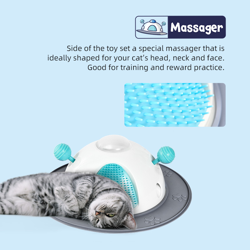 UFO Shaped Dog Training Iq Pet Cat Catnip Ball Slow Feeder Toy