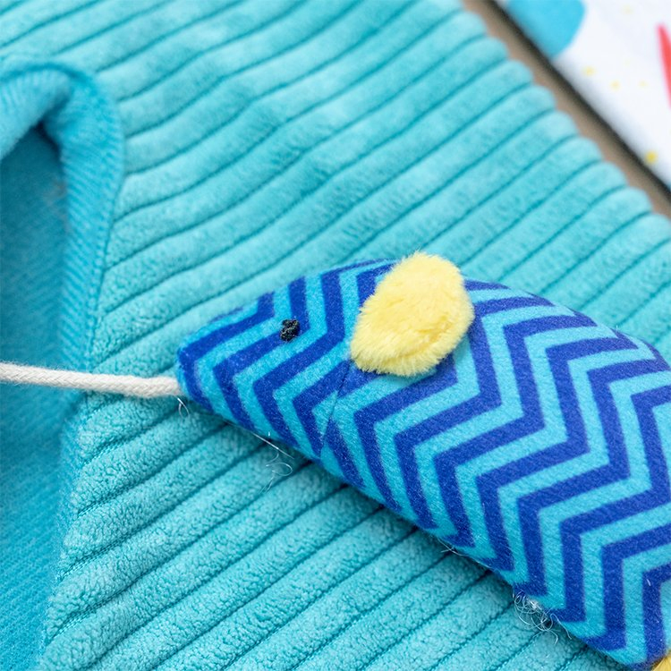 Rena Pet Birthday Series Funny Soft Interactive with Catnip Cat Play Mat Toy