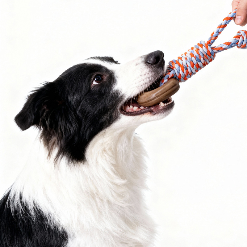 Eco Friendly Braided Knots Cotton Rope Pet Training Rope Dog Toy