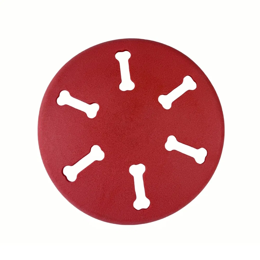 Lightweight Foam Bone Pet Frisbee Dog Toys for Outdoor Training Exercise