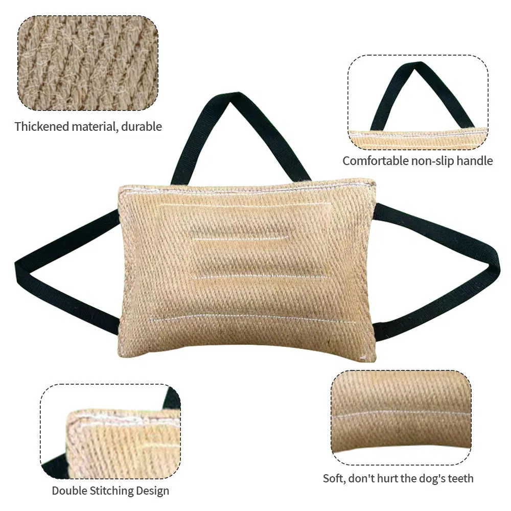 Hemp Dog Training Bite Bag Interactive Pet Toy Unleash Your Pet's Natural Instincts