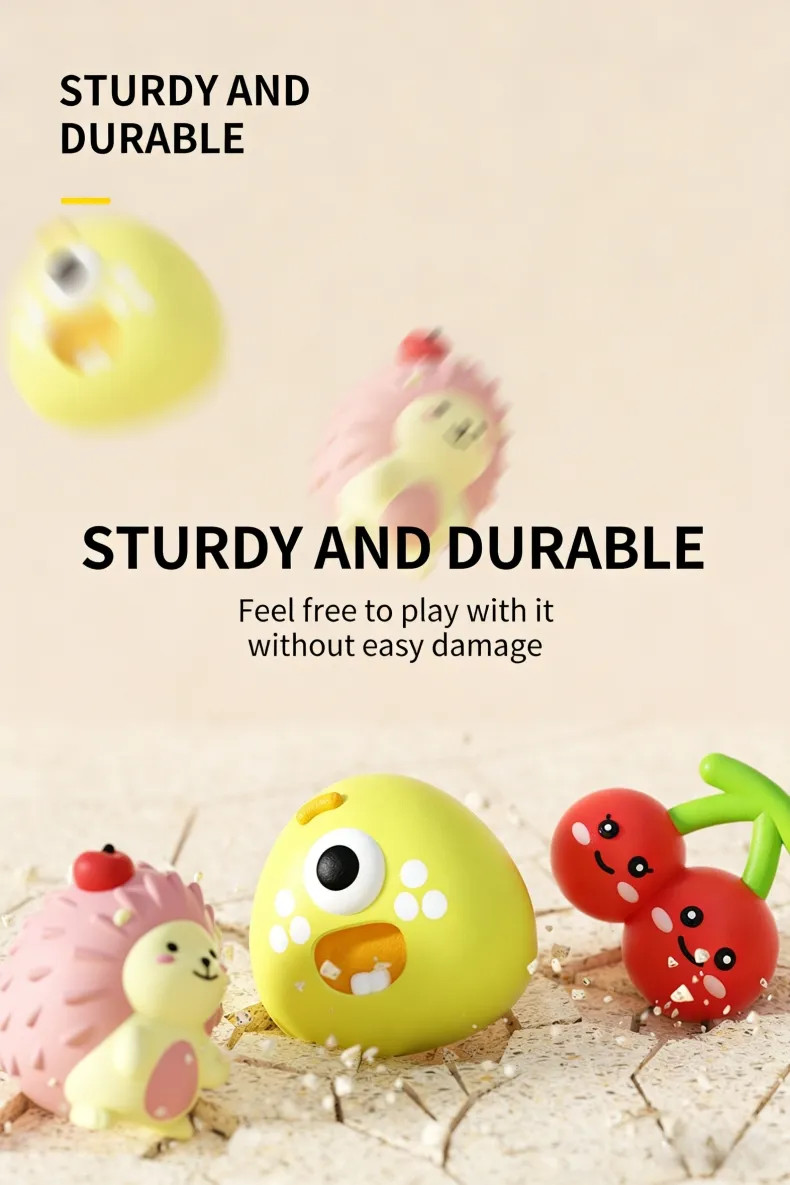 Cute Fruit Latex Durable Squeaky Pet Chew Toy