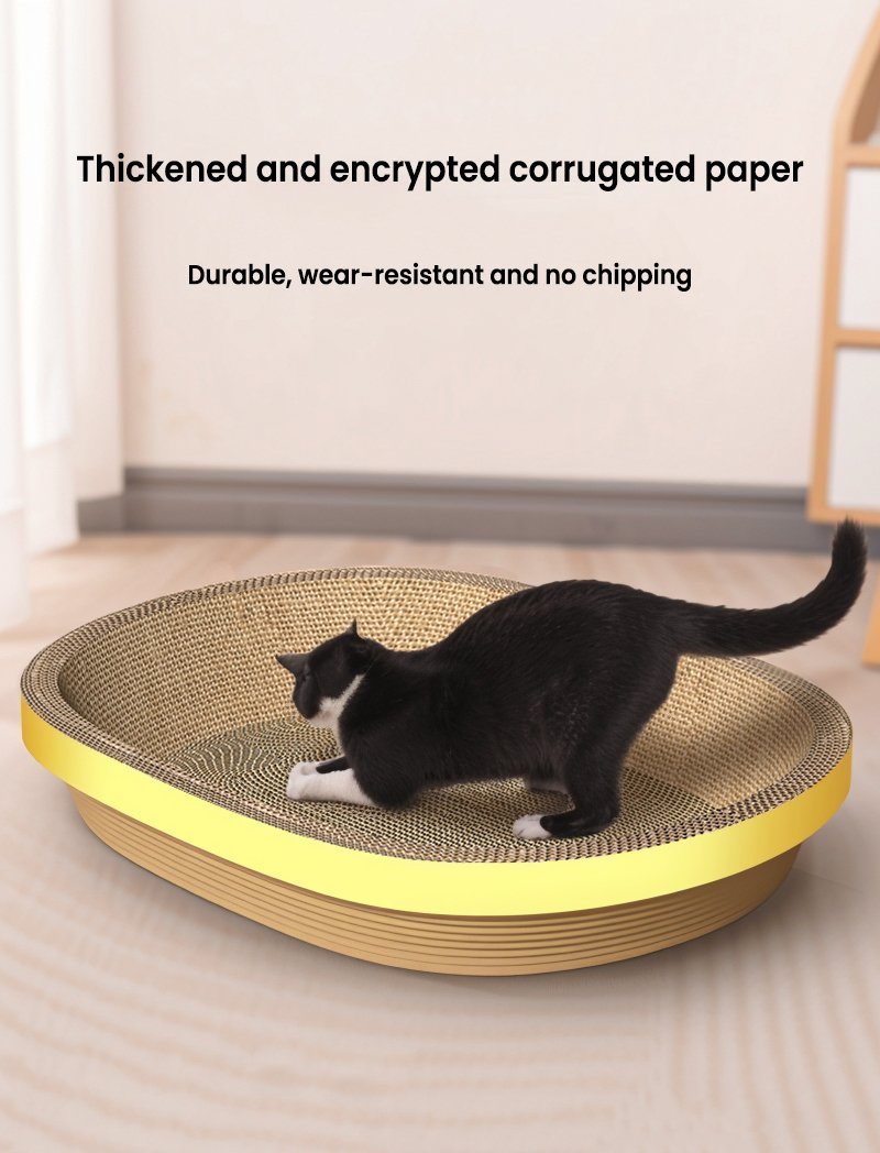 Scratching Pad Durable Corrugated Paper Pet Customized Hf-Pet 55X35X8 China Dog Toy Cat Scratching Board