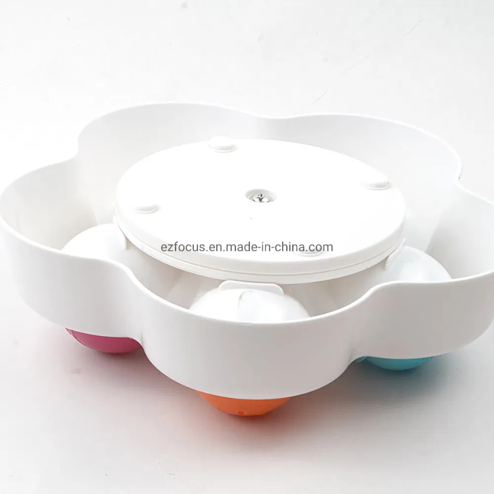 Dog Puzzle Feeder Pets Interactive Iq Toy Feeding Game, Non-Slip Puppy Treat Dispenser Feeder Pet Training Leakage Ball Toy for Cat Tricky Dish Bowl Wbb16610