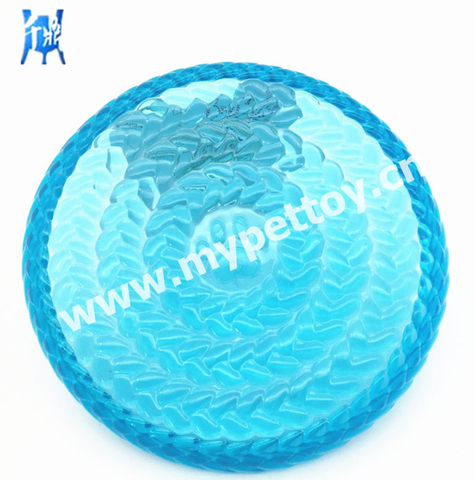 Wholesale 2020 Hot Selling TPR Non-Toxic Interactive Pet Flying Disc Pet Dog Training Floating Toy