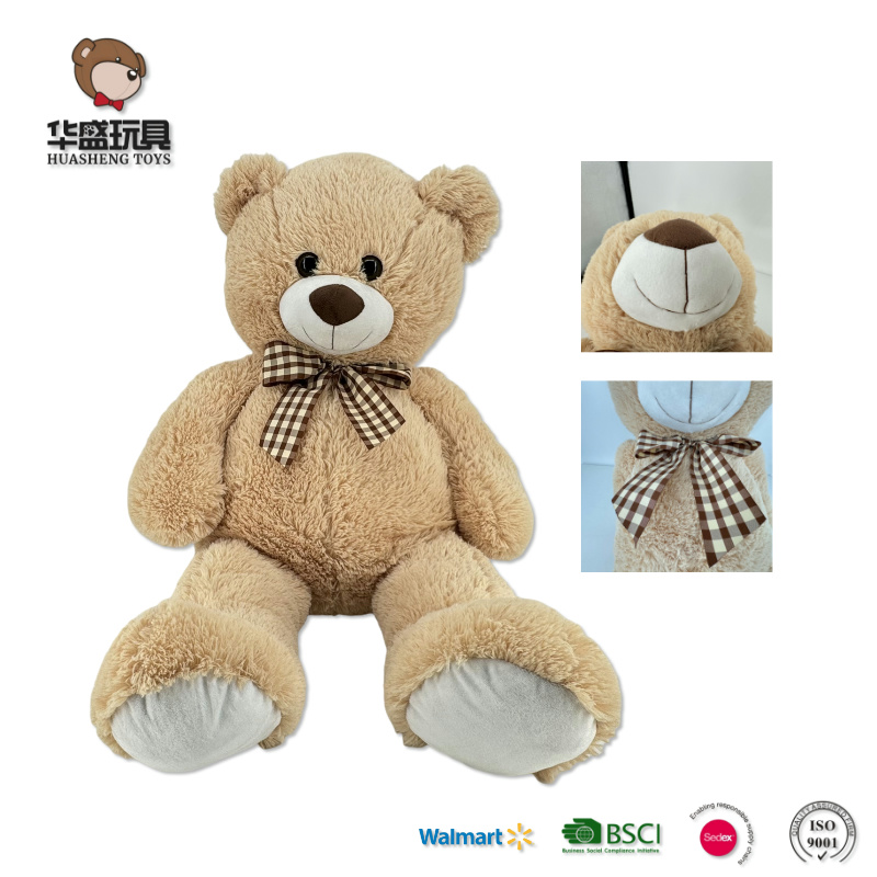 China Stuffed Animal Factory Custom Wholesale 10-100cm Popular Luxury Soft Pet Dinosaur Panda Monkey Sloth Giant Animal Teddy Bear Plush Toy for Baby