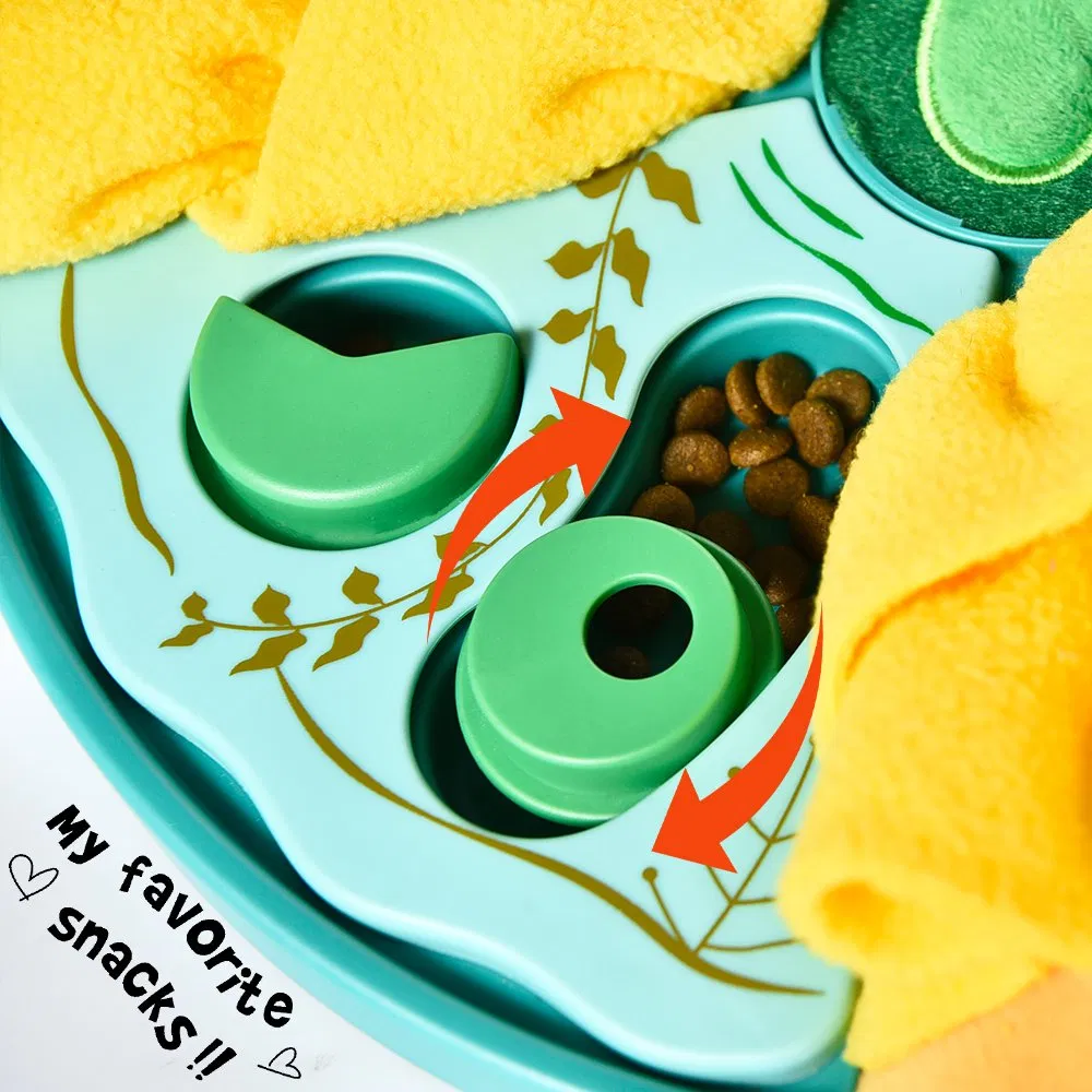 Slow Feeder Dog Bowls Large Breed Dog Puzzle Treat Dispensing Toys for Puppy Anti-Choking Non Slip Dog Slow Feeder Bowl