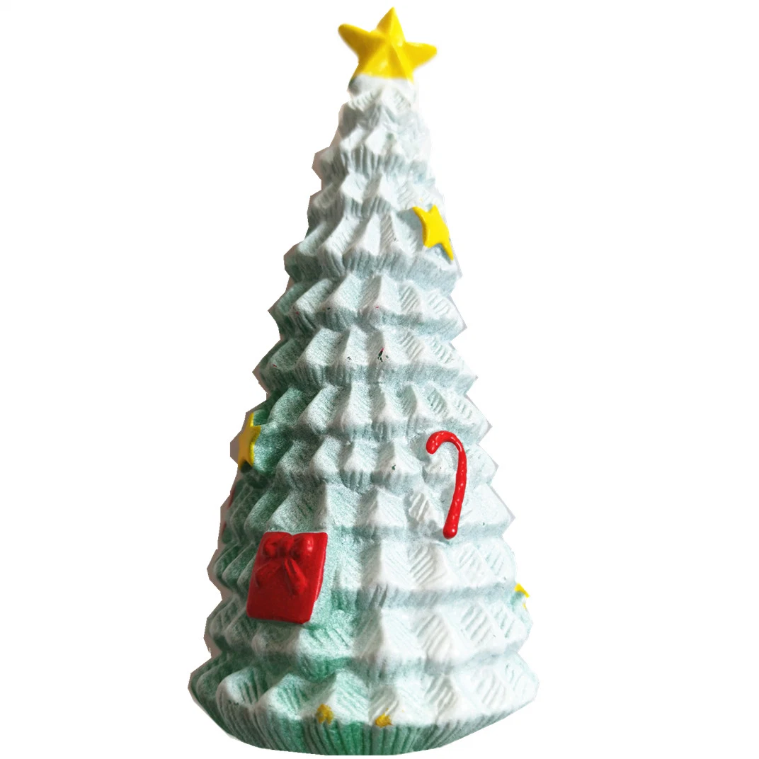 Christmas Tree Vinyl Squeaky PVC Pet Toy