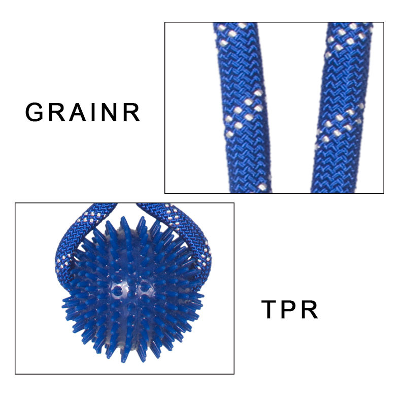 Rena Pet Floating Interactive Dental Cleaning Chew Strong Durable with TPR Cotton Rope Dog Toy