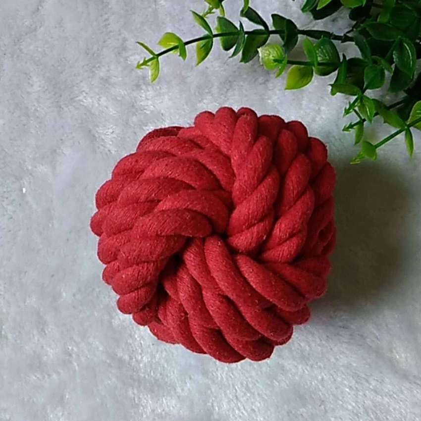 Pet Accessories Cotton Rope Dog Toys Pet Chew Ball Dog Teeth Cleaning Toys