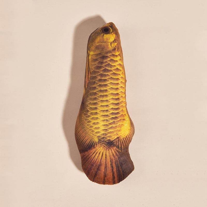 Wholesale Market Pet Plaything Toys for Cat Plush Soft Toy Clownfish with Catnip